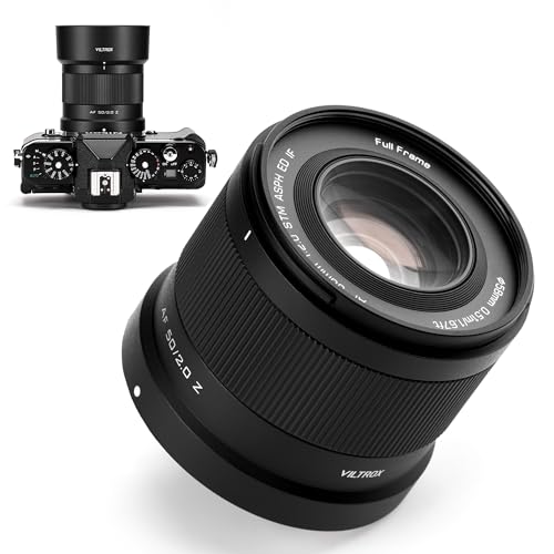 VILTROX AF 50mm F2.0 Z Full-Frame Autofocus Lens for Nikon Z Mount Cameras, Compact Portrait Lens for Z5 Z6 Z6II Z7 Z7II Z8 Z9 Zf Z50 Z30 Zfc Mirrorless Camera