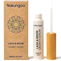 Nakungoo Lash e Brow Growth Serum Siero Crescita Rapida Ciglia e Sopracciglia