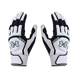 UNDER ARMOUR(アンダーアーマー) UAヤード プロ バッティンググローブ 6001314(100) ホワイト ブラック イリデッセント L