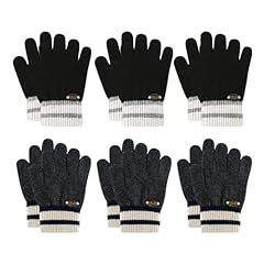 6 Pairs-3 Black/3 Dark Gray