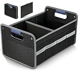 MAMAMALONG Kofferraum Organizer für Skoda Elroq 2024 2025, Rücksitz Kofferraumtasche Aufbewahrungstasche Kofferraumorganizer Box Auto Faltbox