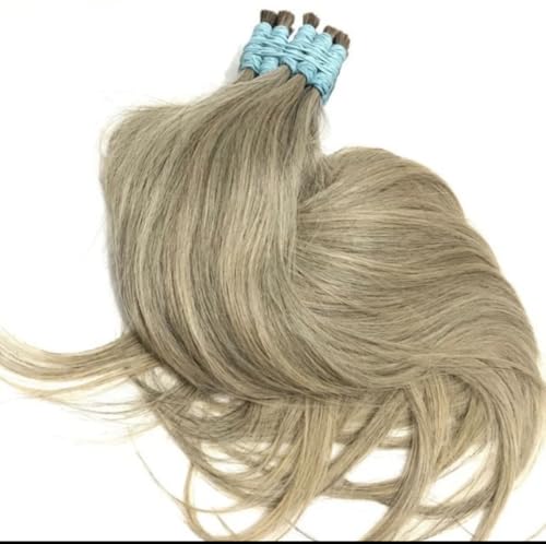 Cabelo Humano Para Mega-Hair Loiro Mesclado Indiano Liso Com 20 Gramas 50 cm