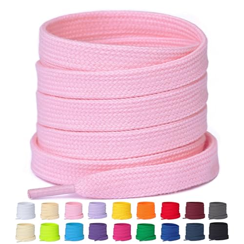 Booyckiy 2 Pairs Flat Shoe Laces for Sneakers 2/5