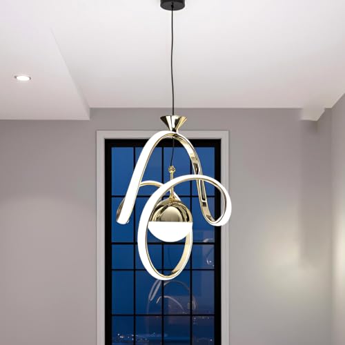 Image of Hanging Lights for Living Room, Pendant Lights for Ceiling, Hanging Lights for Home Decoration and Modern Lamps for Hotels and Cafe (Warm, Natural, Cool White) (Pack of 1)