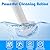 IANFAN 60 Counts Disposable Toilet Wand Refills Compatible with Most Bowl Brush Wand, Toilet Bowl Cleaner Refill Pads, Disposable Bathroom Toilet Brush Scrubber for Deep Cleaning Stain Removal