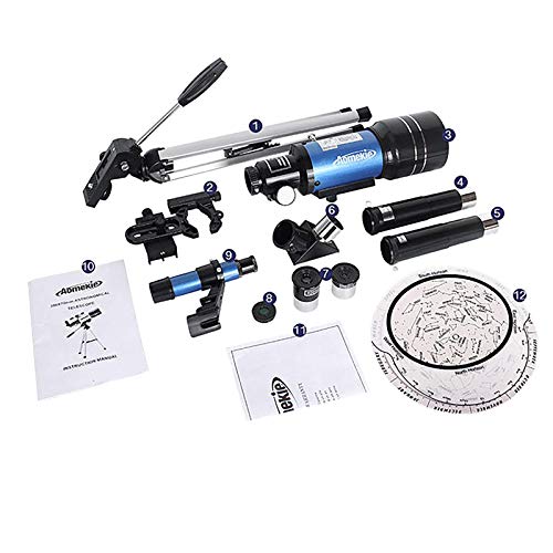 Telescopio astronómico refractor 70 mm para principiantes miniatura 4