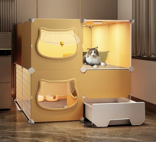 zfadgru LP[W ^ ܂ݎ 75x39x73cm O[ gCt LnEX p qL Ή Eh~ O\ gȒP ړ֗ ybgQ[W (75x39x73cm,Yellow)