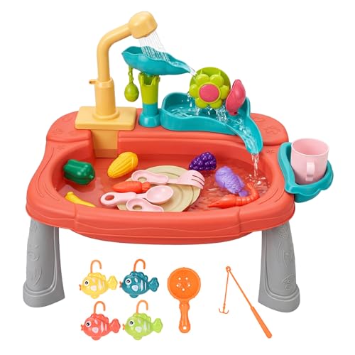 Table à eau amusante pour bébé et jeu de cuisine d'été pour le jardin