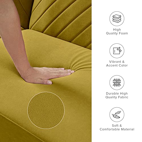 Mopio Chloe Futon Sofa Bed, Convertible Sleeper Sofa With Tapered Wood Legs, 77.5" W, Small Splitback Sofa For Living Room, Twin (Chloe, Antique Gold Velvet) #TOP4