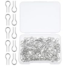 Oruola 150pcs High Fire Wire for Ceramics,R-Shaped Nichrome Wire for Ceramics,High Temp Wire for Kiln Ceramic Ornaments,Glass Projects,Porcelain,Stoneware and Fusing in Glass,with Plastic Storage Box