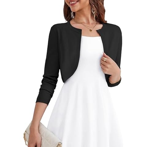 OmicGot Women's Long Sleeve Bolero Cardigan Cover