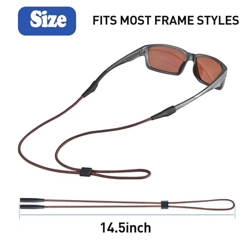 Omnful Eyeglasses Strap Holder, Glasses Strap - Eye Glasses Holders Around Neck - Adjustable Sunglasses Straps String for Men Women Kids - Eyewear Retainer Cord Chain Lanyard (4pcs Pink) - Thumbnail 4