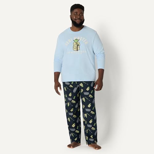 Image of Amazon Essentials Disney | Marvel | Star Wars Men's Flannel Pajama Sleep Sets