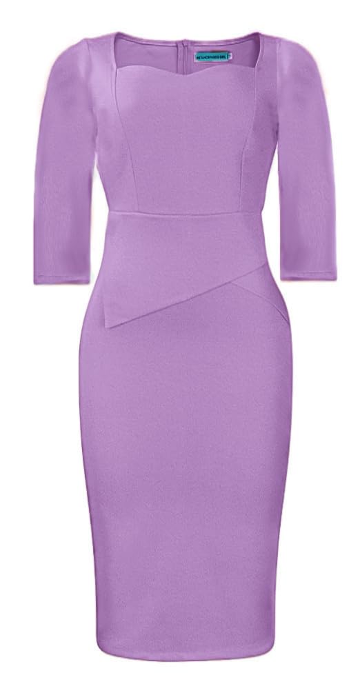 Image of ZVO Church Dress for Women Casual Dress Office Work Bodycon Midi Dresses