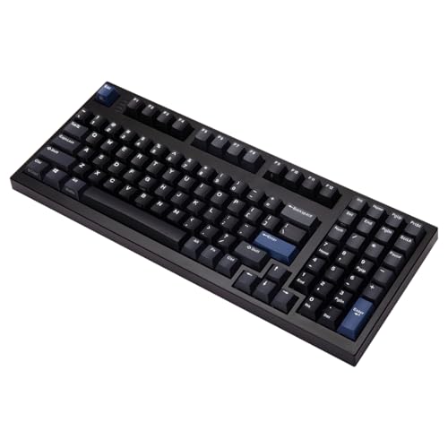 NiZ キーボード C103 静電容量無接点方式 ワイヤレスキーボード キー荷重35g 英語配列 黒い 103キー PBT製キーキャップ搭載 Win/Mac両対応 ワイヤレスキーボードBluetooth/2.4G/有線 専用ソフトウェア キーマップ変更ツー