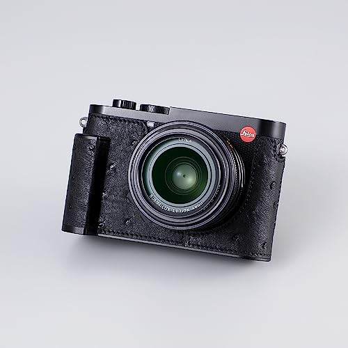 Funda media para cámara Leica Q3 en cuero y aluminio miniatura 7