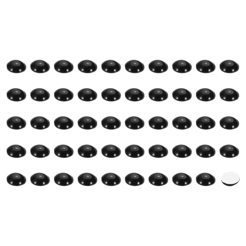 Coussins d'isolation en silicone PATIKIL noirs de 0.41x0.16 pouce pour haut-parleur