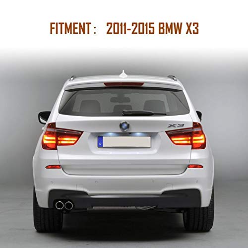 CARSO Tył światła LED Płyta sterownika Poprawiona Wymiana Kompatybilna z BMW X3 2011-2015 - B003809.2 - (Jeden kawałek)