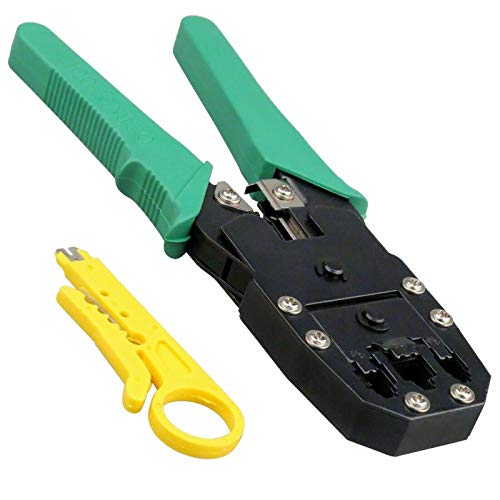 ShopHut RJ45 Cat5e Cat6 Network LAN Ethernet Cable Crimping Crimper Stripping & Cutting Tool Electrician Plier