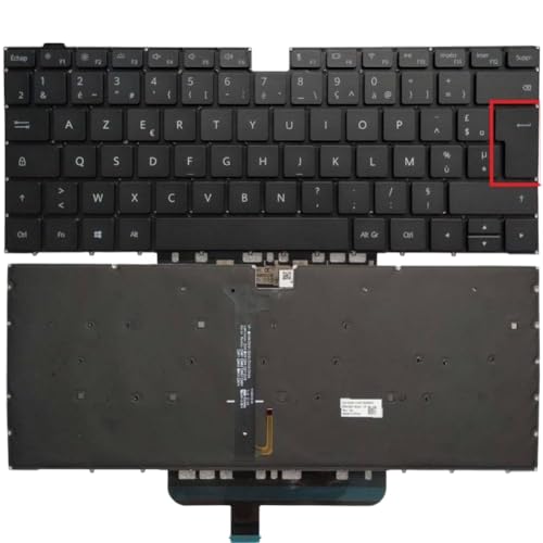 ���b�v�g�b�v���f�� MateBook D14 D15 Boh-WAQ9R Boh-WAQ9L BohL-WFP9 Bob-WAE9P Magicbook 15 �L�[�{�[�h�ƌ݊������蕔�i�ԍ� 8K1927225B(FR with backlit)