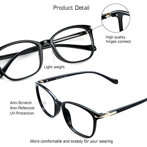 Image of VisionGlobal 6 Pairs Blue Light Blocking Glasses /Reading Glasses for Women /Men, Fashion Eyewear Frame