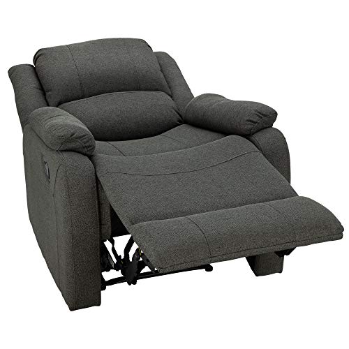 Recpro Charles Collection | 30" Zero Wall Rv Recliner | Wall Hugger Recliner | Rv Living Room (Slideout) Chair | Rv Furniture | Rv Chair | Cloth (2 Chairs, Fossil) #TOP3