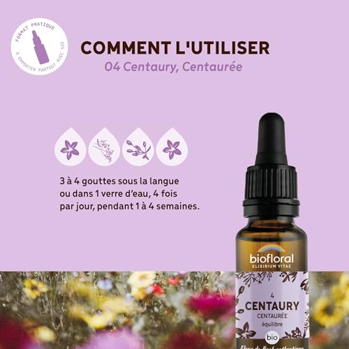 Fleurs de Bach Bio N°4 Centaury - 20ml