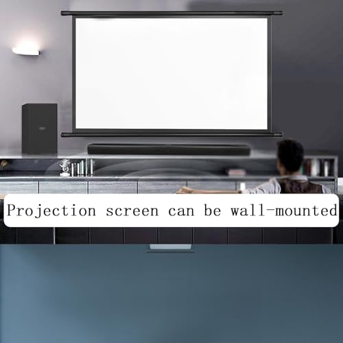Pantalla de Proyección Manual 72in 16:9 con Trípode miniatura 6