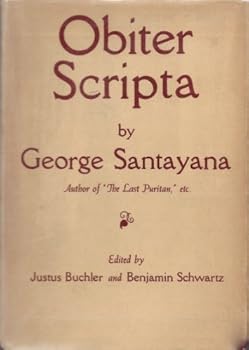 Hardcover Obiter Scripta: Lectures, Essays And Reviews [Latin] Book