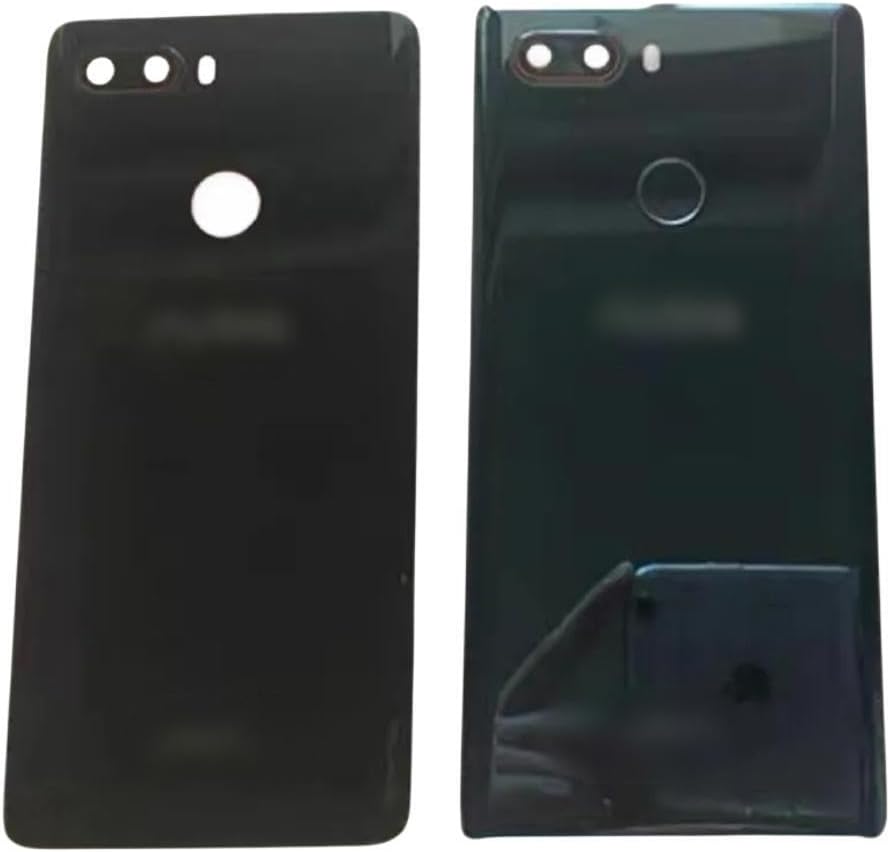 SHOWGOOD for ZTE Nubia Z18 NX606J NX606 Back Battery Cover Door Housing case Rear Glass Lens Parts Replacement (Blue with Fingerprint)