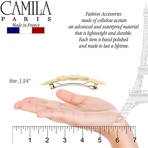 Pinza para cabello Camila Paris CP2337 color marfil miniatura 3