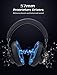 Bluedio Bluetooth Headphones Over Ear, T7 Turbine Custom Active Noise Canceling Headphone 57mm Driver Hi-Fi Stereo & 30Hrs Playtime, Wireless Headsets with Mic for PC/Cellphone/Travel/Work, Black