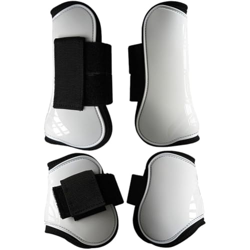 Botas de tendón de caballo protector de pierna de caballo con absorción de golpes PU 2