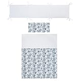 🛏️Con un diseño moderno, colorido y cautivador en su estampado, Incluye funda nórdica con protector de maxicuna y funda de almohada a juego con la colección