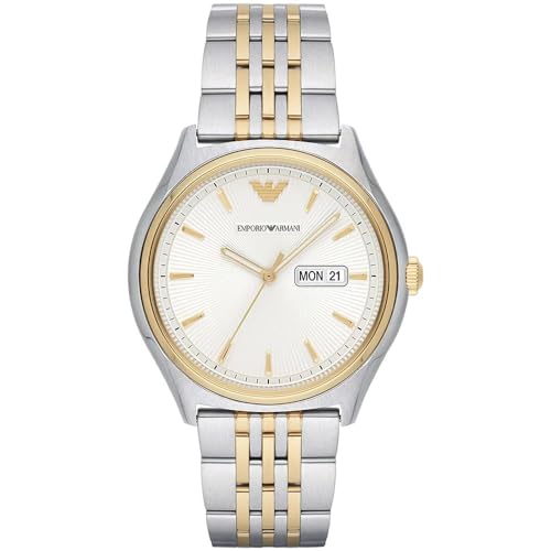 EMPORIO ARMANI OROLOGIO SOLO TEMPO CLASSIC WATCH ACCIAIO BICOLORE AR11034