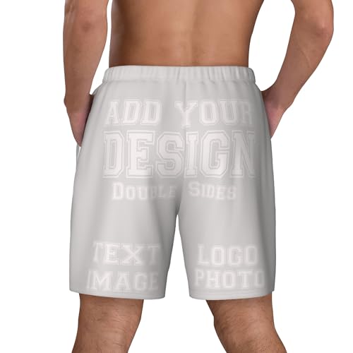 Custom Shorts for Men Add Your Design Here Custom Mens Swim Trunks Personalized Shorts Customize Shorts Gifts for Men3