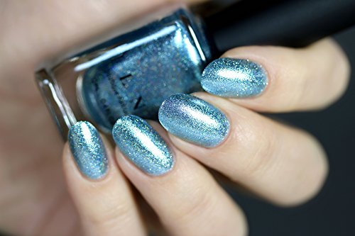 Image of ILNP New Day - Icy Blue Holographic Metallic Nail Polish