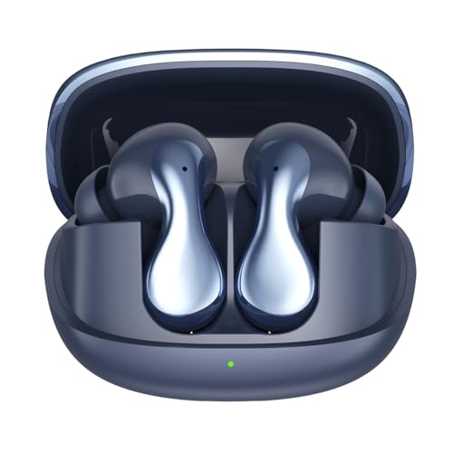 Image of inear Launch Juke Buds Pro3 TWS Wireless Earbuds with 10mm Drivers, 60H Playback, 42dB ANC, 3D Spatial Audio, 47ms Low Latency, Dual Device Connectivity, Bluetooth Earbuds | Blue