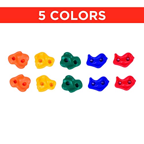 image for Hilltop Kids Rock Climbing Holds Set DIY Rock Climbing Holds for Kids 