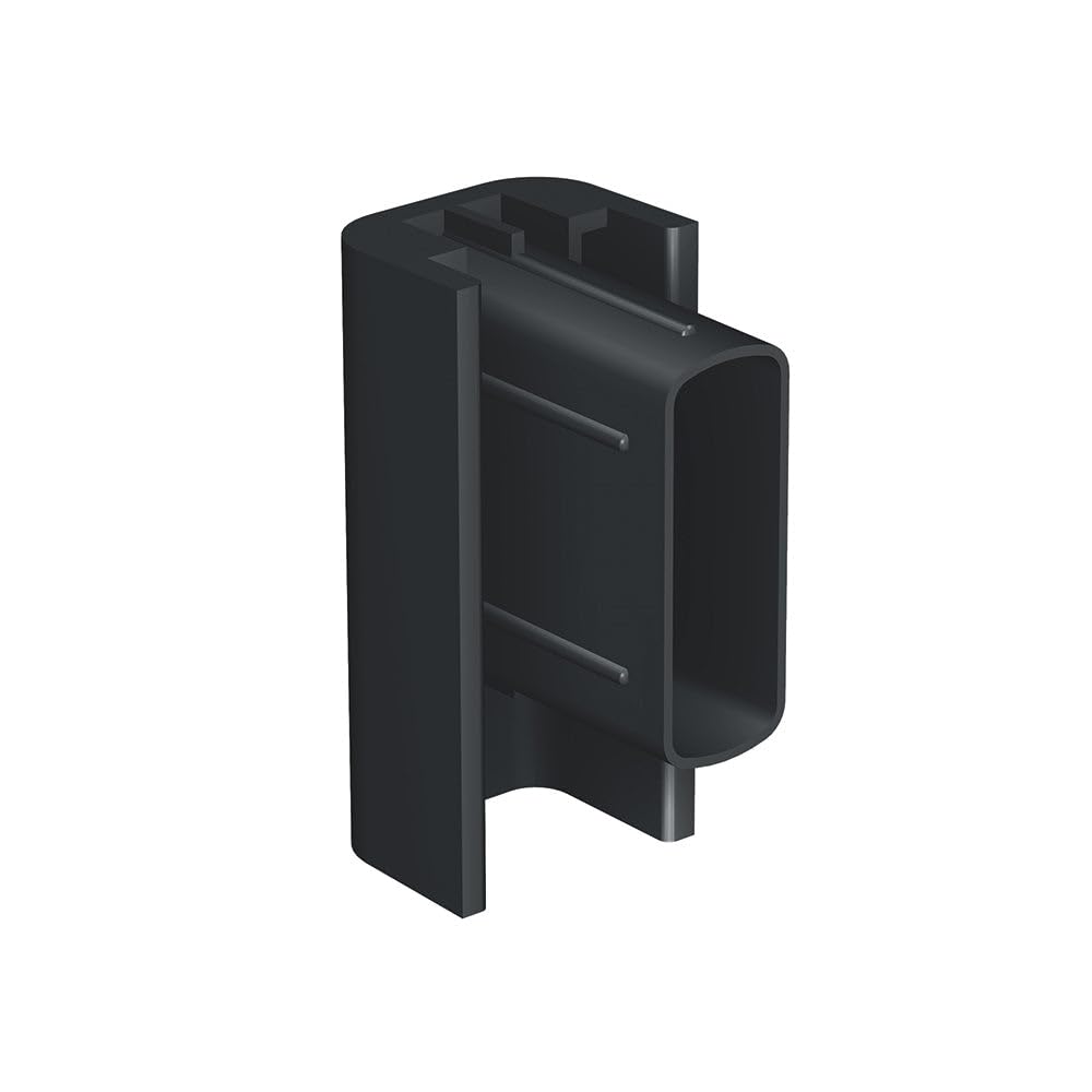 Artiteq Click Rail - Sistema di sospensione per pittura, 200 cm, nero, set completo con fili trasparenti, ganci e materiale di fissaggio, portata 30 kg p/m
