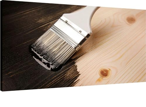 Canvas Wall Art for Living Room Bedroom Varnishing natural wood ...