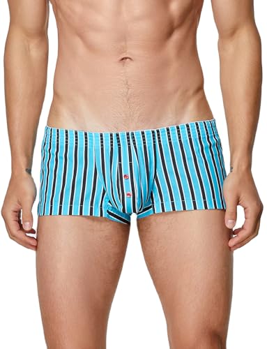Calzoncillos bóxer de algodón con botones FEOYA de talle bajo para hombre