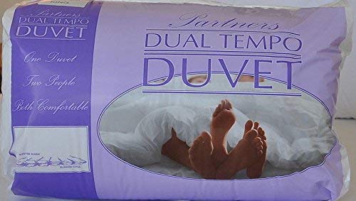 Euro Textiles Premium Quality His and Hers 4.5 & 9 Tog Partner Dual Tempo Duvet, Soft Quilt - Made in UK - Size KING