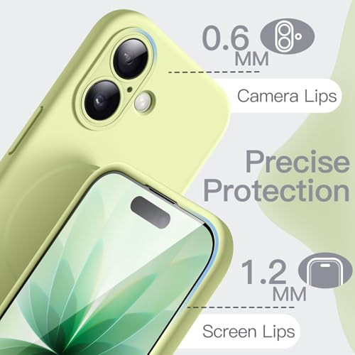 Image of JETech Magnetic Silicone Case for iPhone 17, Green