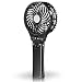 LinGear Handheld Fan, Small USB Personal Portable Cooling Fan, Mini Desk Fan with 4000mAh Rechargeable Batteries for Laptop, Computer, Desktop, Home, Office, Outdoor, Camping, Traveling, Black