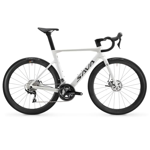 SAVADECK Carbon Road Bike, T800 Carbon Fiber Frame 700C