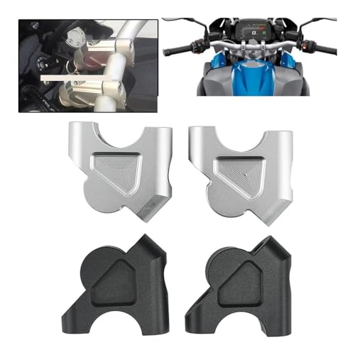 Elevadores de manillar R1250GS solucionan la postura incómoda en motos trail ADV LC 2
