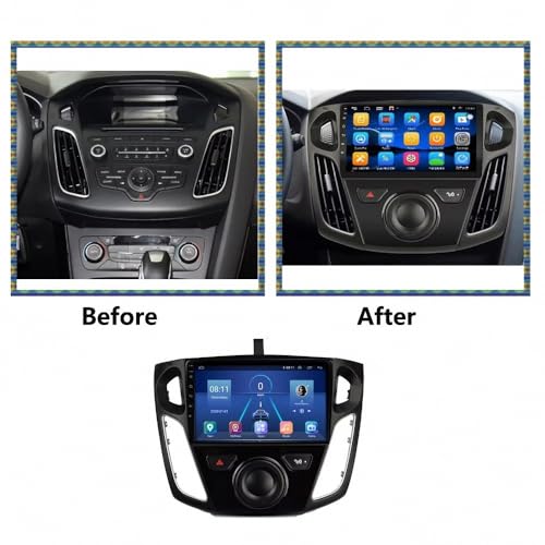 Radio 2 DIN para Focus 3 MK3 2012-2015 con Carplay y GPS 2