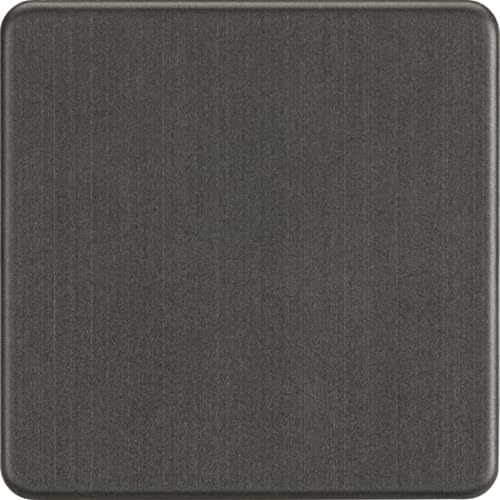 Knightsbridge SF8350SB Screwless 1G Blanking Plate, Smoked Bronze, 87.5 mm*491.0 mm*87.5 mm