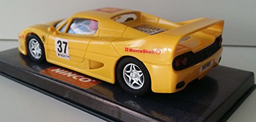 Coche de slot con chasis Ninco 50124 Ferrari F-50 de competición clásica Shell 2